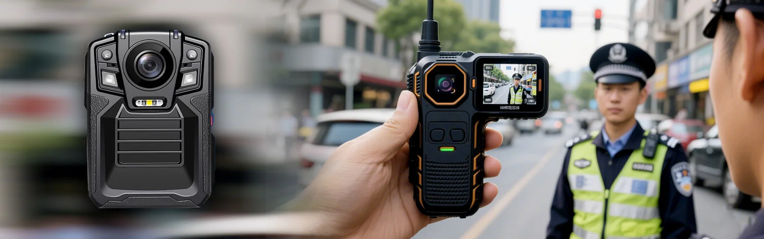 법 집행 카메라의 배터리 기능