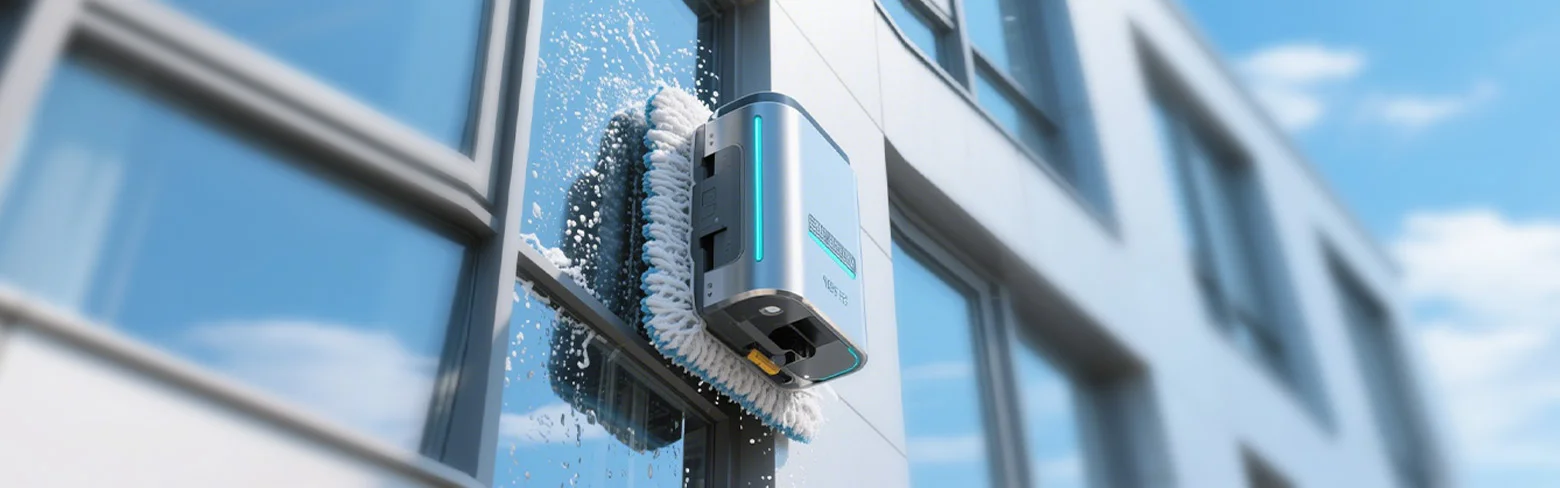 창 청소 장치의 배터리 기능